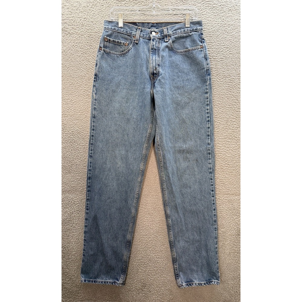 Vintage Levis 550 Jeans Mens 32x34 Blue Denim Relaxed Workwear Grunge Skater Y2K